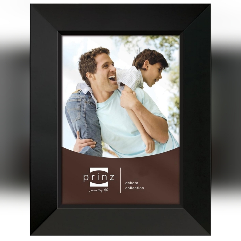 Prinz  Dakota Black Wood 4"x6" Photo Frame #213-646  New in Box